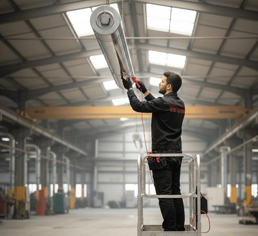 Endüstriyel borulu radyant ısıtıcı bakımı